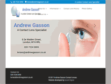 Tablet Screenshot of andrewgasson.co.uk